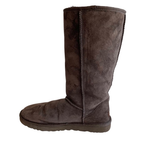 UGG Shoes - UGG Classic Tall Chocolate Brown Boot Size 8